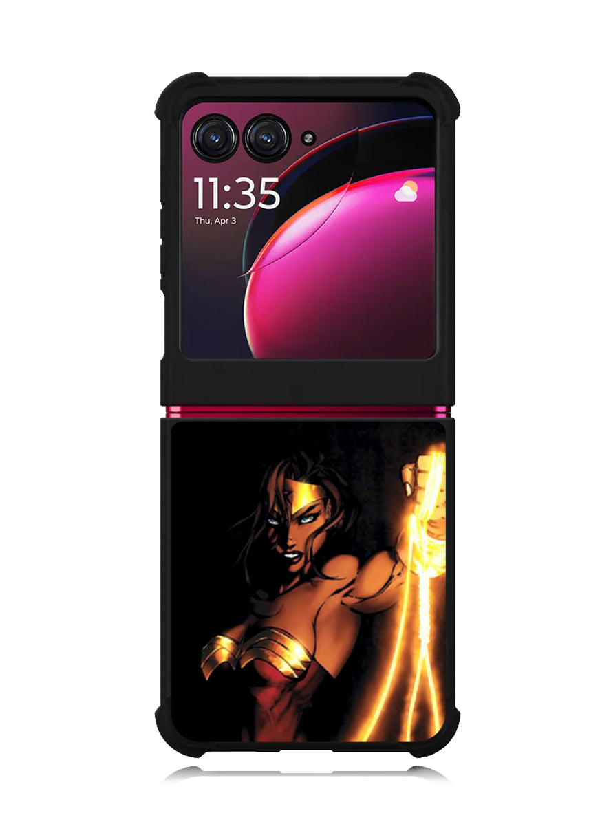 Justice League Wonder Woman Princess Diana Motorola Moto Razr Plus 2023 , Moto Razr+ 2023 Case