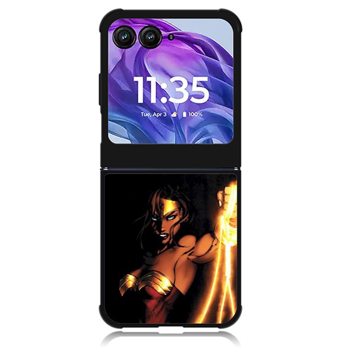 Justice League Wonder Woman Princess Diana Motorola Moto Razr Plus 2024 , Moto Razr+ 2024 Case