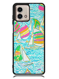 Lilly Pulitzer Sailboat Motorola Moto G Stylus 5G 2023 Case