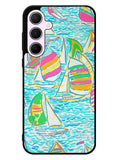 Lilly Pulitzer Sailboat Samsung Galaxy A55 5G Case