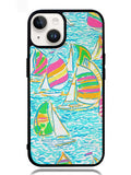 Lilly Pulitzer Sailboat iPhone 14 Plus Case
