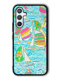 Lilly Pulitzer Sailboat Samsung Galaxy A54 5G Case