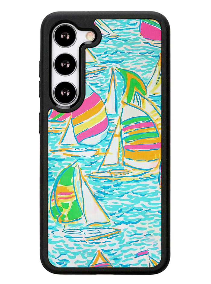 Lilly Pulitzer Sailboat Samsung Galaxy S23 5G Case