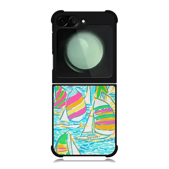 Lilly Pulitzer Sailboat Samsung Galaxy Z Flip 6 Case