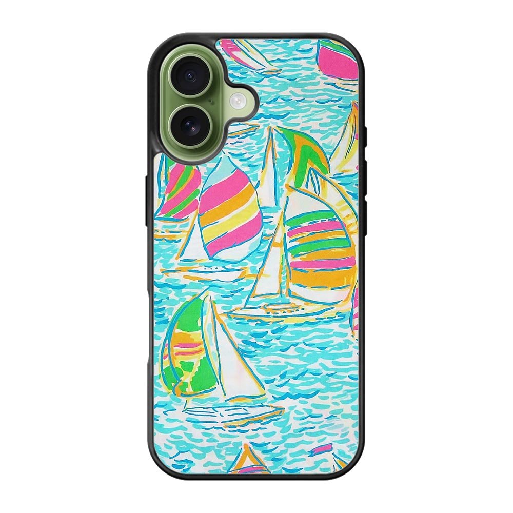 Lilly Pulitzer Sailboat iPhone 17 Case