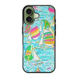 Lilly Pulitzer Sailboat iPhone 17 Case