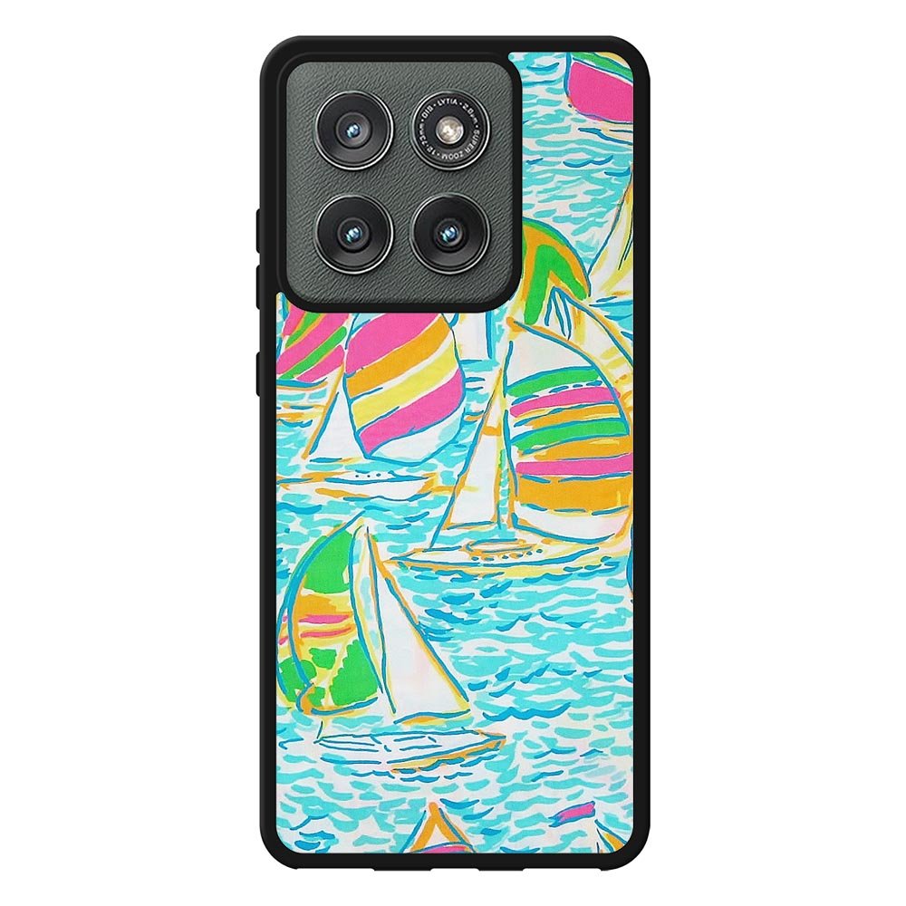 Lilly Pulitzer Sailboat Motorola Moto Edge 2025 Case