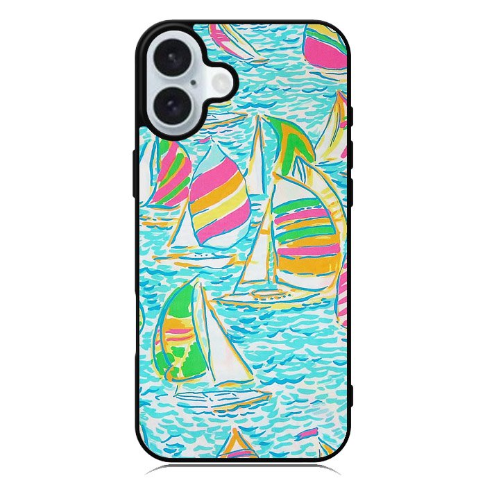 Lilly Pulitzer Sailboat iPhone 16 Case