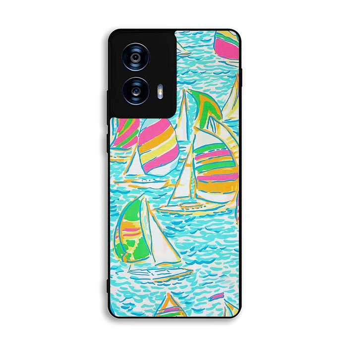 Lilly Pulitzer Sailboat Motorola Moto G Power 5G 2024 Case OV4979