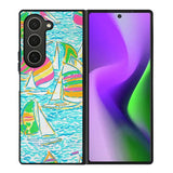 Lilly Pulitzer Sailboat Samsung Galaxy Z Fold 6 Case