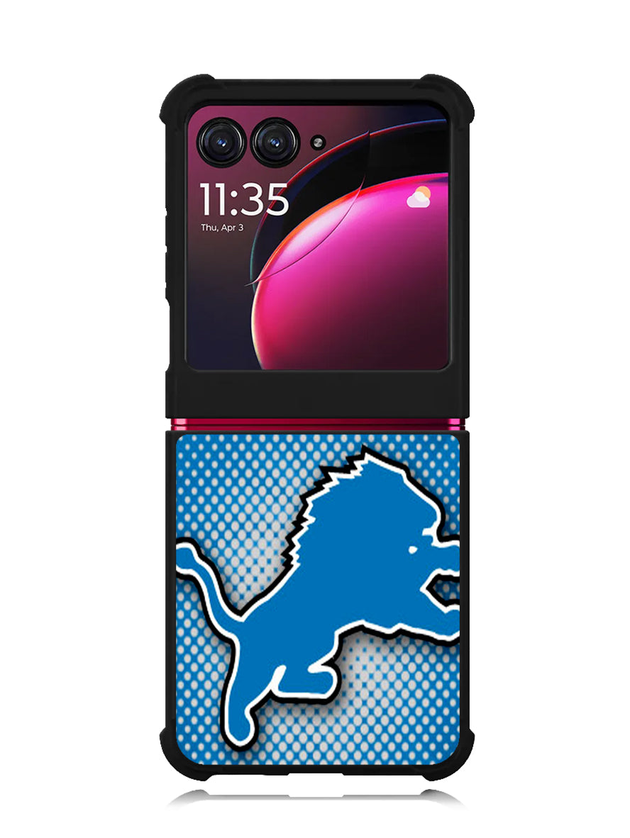 Detroit Lions Liser Motorola Moto Razr Plus 2023 , Moto Razr+ 2023 Case