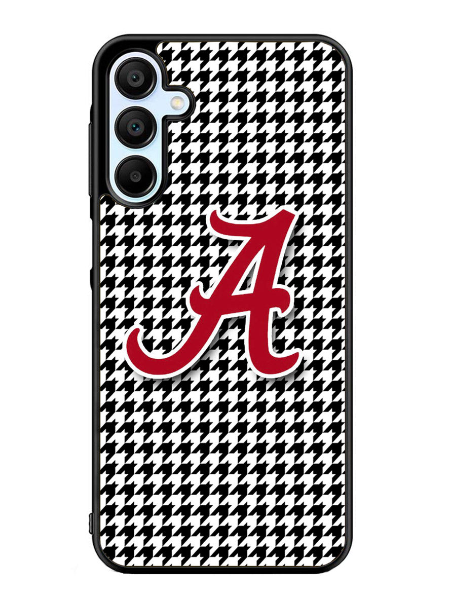 Alabama Houndstooth Crimson Tide Samsung Galaxy A25 5G Case