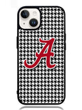 Alabama Houndstooth Crimson Tide iPhone 14 Plus Case