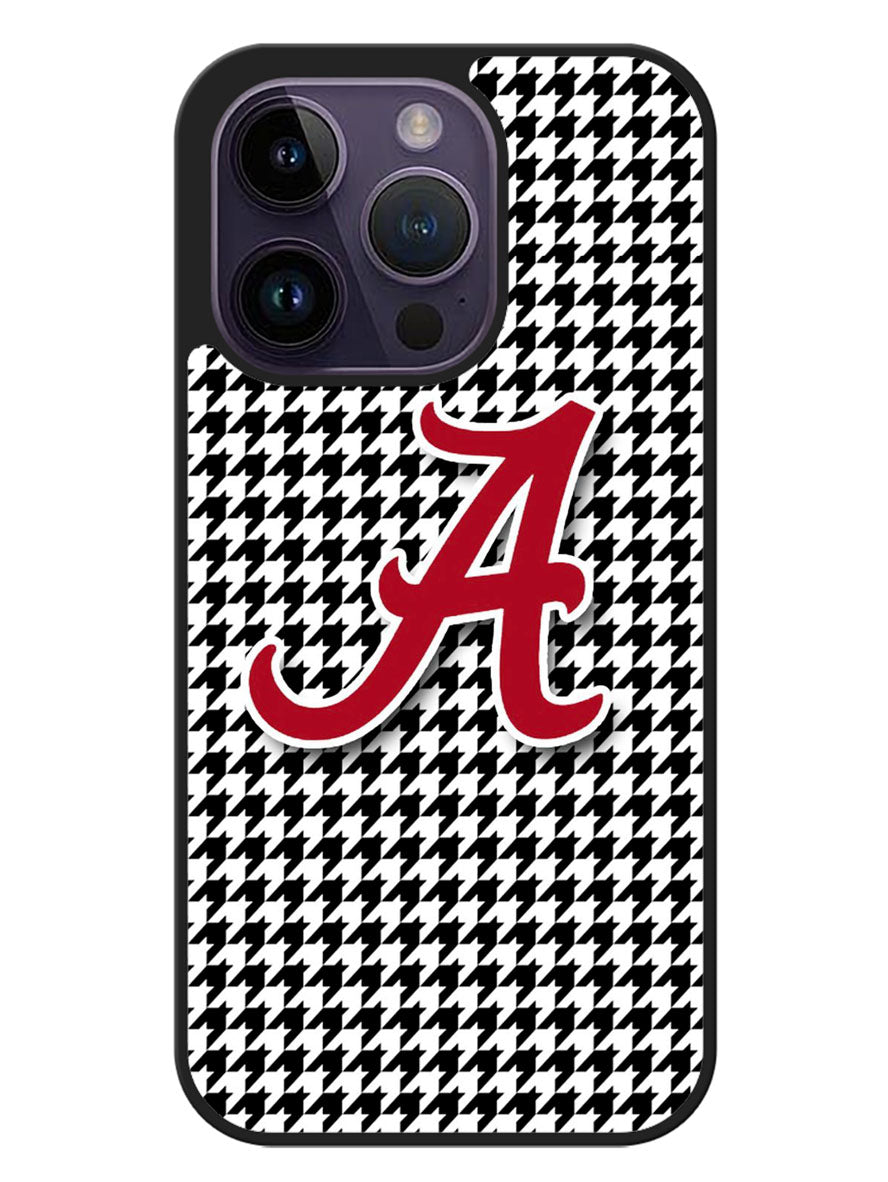 Alabama Houndstooth Crimson Tide iPhone 14 Pro Max Case