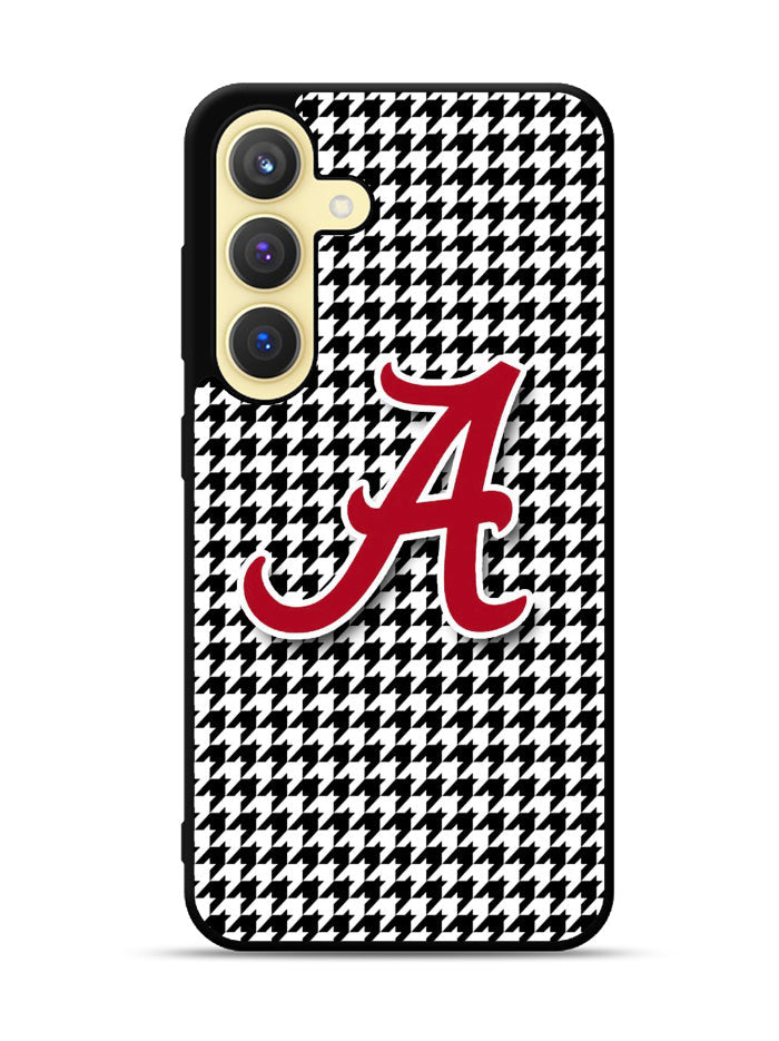 Alabama Houndstooth Crimson Tide Samsung Galaxy S25 Plus 5G , Samsung Galaxy S25+ 5G Case
