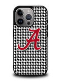 Alabama Houndstooth Crimson Tide iPhone 15 Pro Case