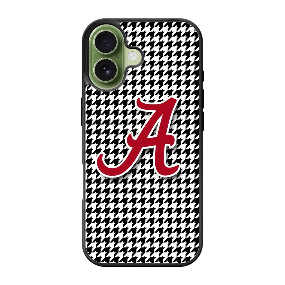 Alabama Houndstooth Crimson Tide iPhone 17 Case