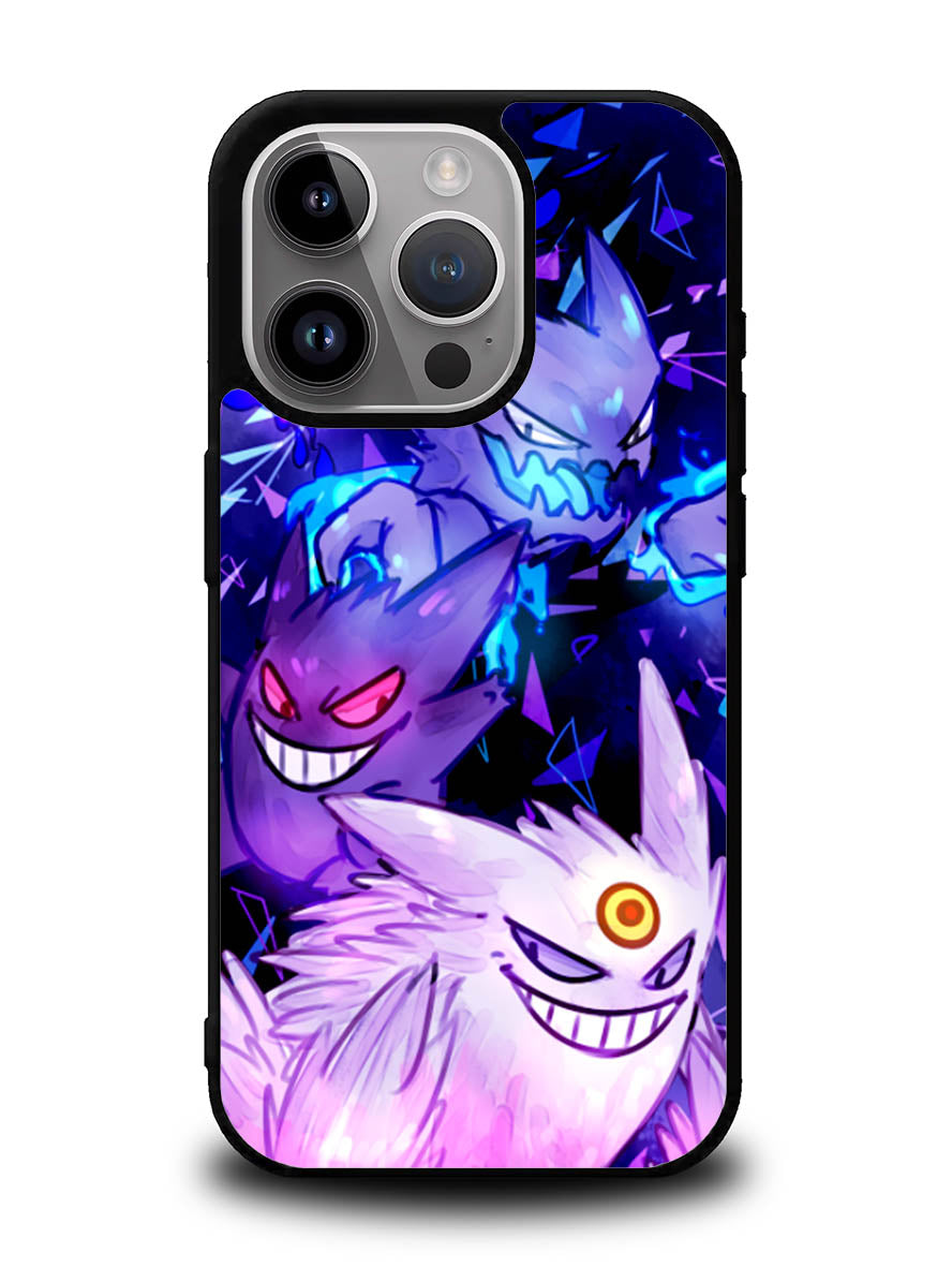 Gengar Sinister Pokemon iPhone 15 Pro Case
