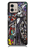 Nightmare Before Christmas Art Glass Motorola Moto G Stylus 5G 2023 Case