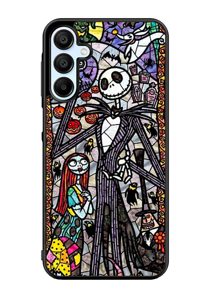Nightmare Before Christmas Art Glass Samsung Galaxy A15 5G Case