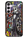 Nightmare Before Christmas Art Glass Samsung Galaxy A55 5G Case