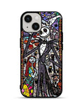 Nightmare Before Christmas Art Glass iPhone 15 Plus Case