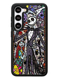 Nightmare Before Christmas Art Glass Samsung Galaxy S23 5G Case