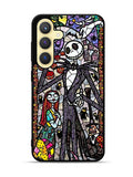 Nightmare Before Christmas Art Glass Samsung Galaxy S24 Plus 5G , Samsung Galaxy S24+ 5G Case