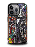 Nightmare Before Christmas Art Glass iPhone 15 Pro Case