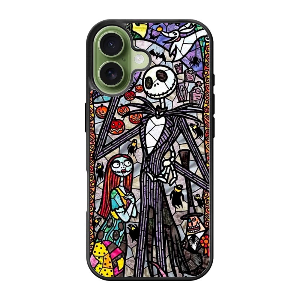 Nightmare Before Christmas Art Glass iPhone 17 Case