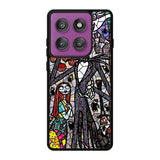 Nightmare Before Christmas Art Glass Motorola Moto Edge 60 Pro Case