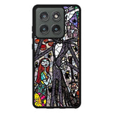 Nightmare Before Christmas Art Glass Motorola Moto Edge 2025 Case
