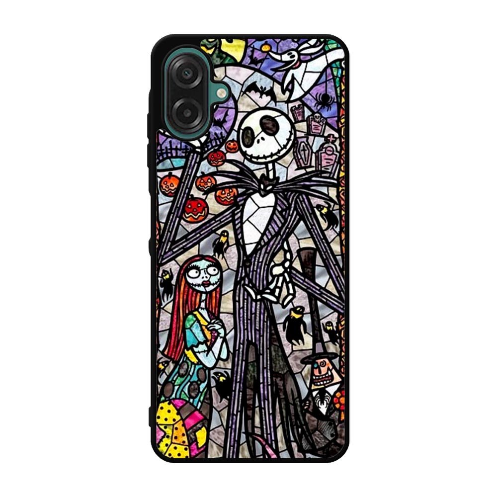 Nightmare Before Christmas Art Glass Samsung Galaxy A07 Case