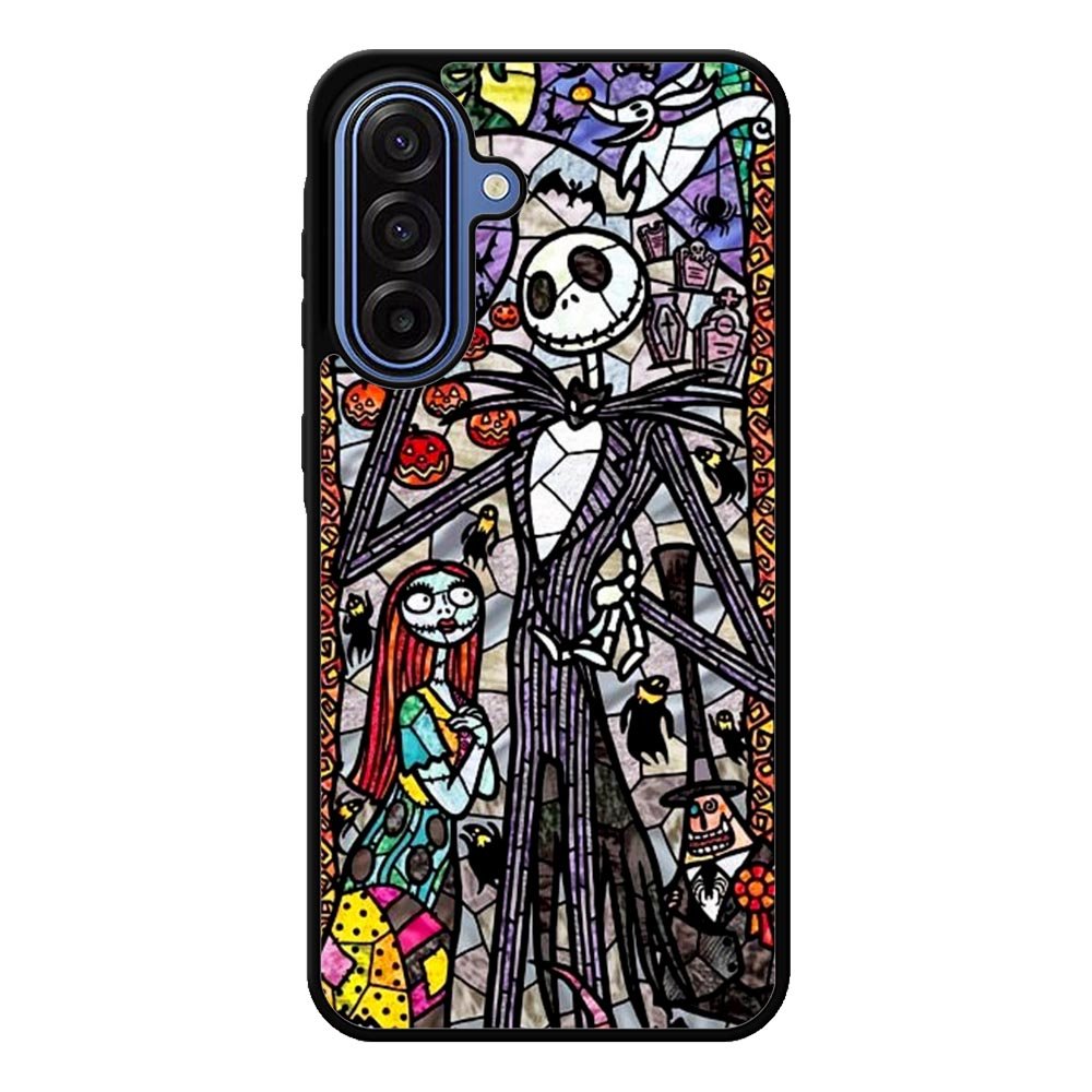 Nightmare Before Christmas Art Glass Samsung Galaxy A17 Case