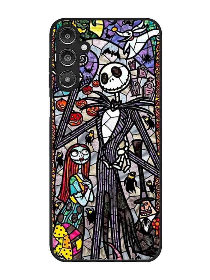 Nightmare Before Christmas Art Glass Samsung Galaxy A14 5G Case
