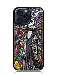 Nightmare Before Christmas Art Glass iPhone 15 Pro Max Case