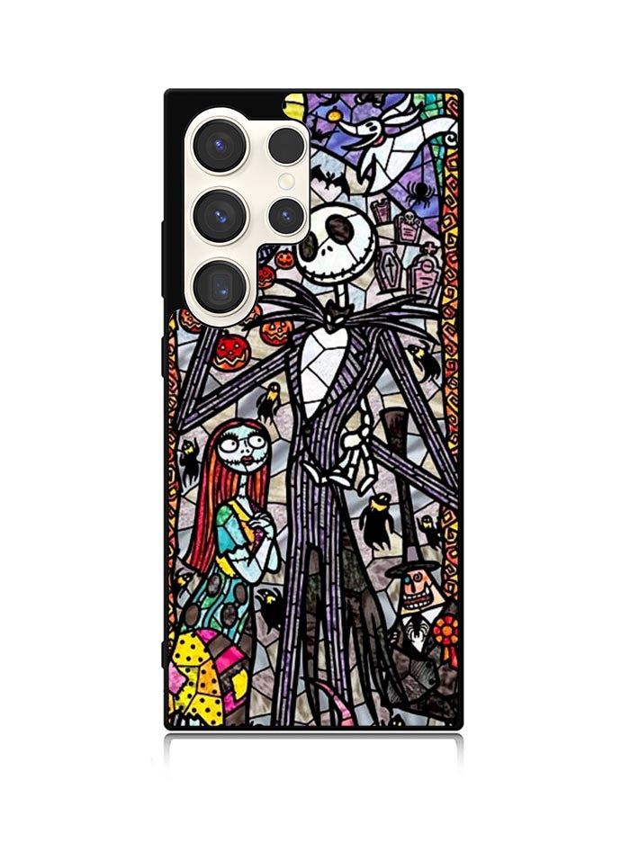 Nightmare Before Christmas Art Glass Samsung Galaxy S25 Ultra 5G Case