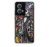 Nightmare Before Christmas Art Glass Motorola Moto Edge 2024 Case OV4796