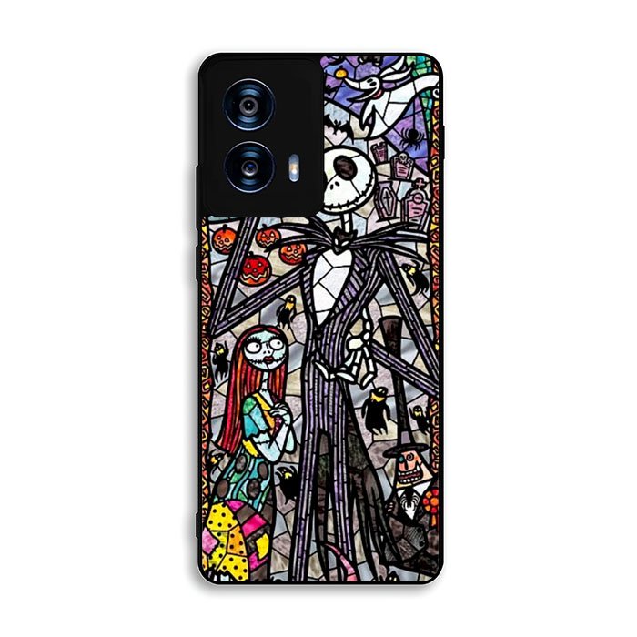 Nightmare Before Christmas Art Glass Motorola Moto G Power 5G 2024 Case OV6176