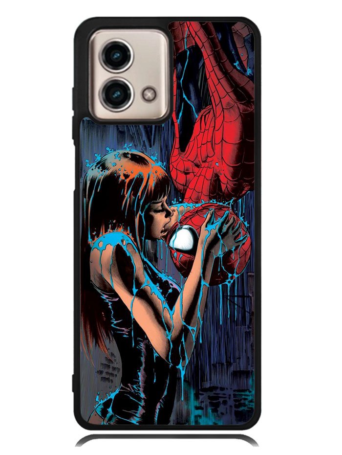 Spiderman Mary Jane Kissing Motorola Moto G Stylus 5G 2023 Case OV1356