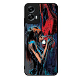 Spiderman Mary Jane Kissing Motorola Moto G Play 2024 Case OV1356