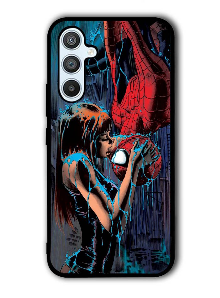 Spiderman Mary Jane Kissing Samsung Galaxy A14 5G Case QC1356