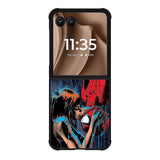 Spiderman Mary Jane Kissing Motorola Moto RAZR Plus 2025 Case OV1356