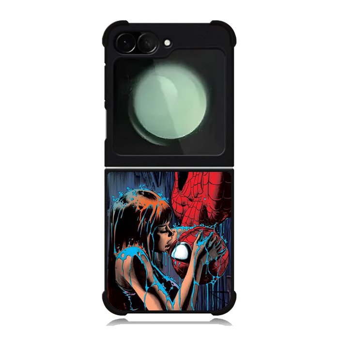 Spiderman Mary Jane Kissing Samsung Galaxy Z Flip 6 5G 2024 Case OV1356