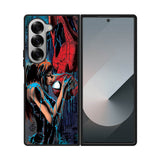 Spiderman Mary Jane Kissing Samsung Galaxy Z Fold 7 5G Case QC1356