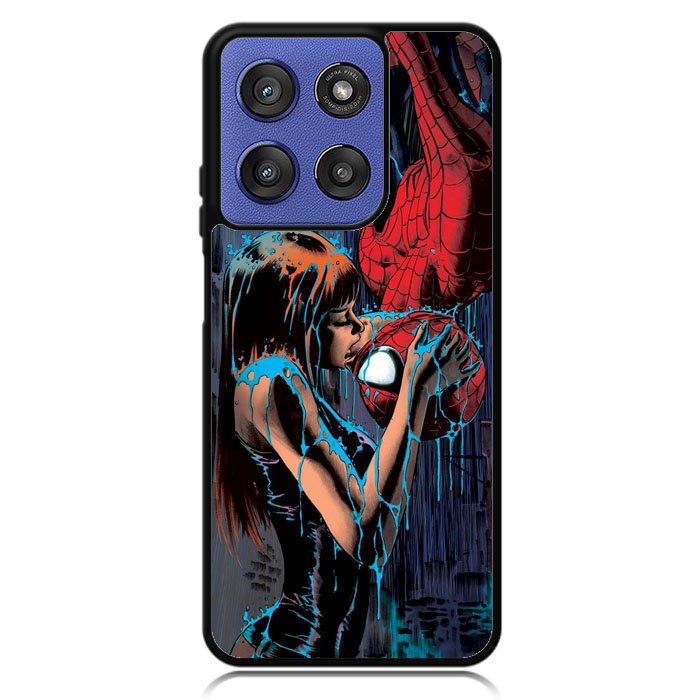 Spiderman Mary Jane Kissing Motorola Moto G Stylus 5G 2025 Case OV1356