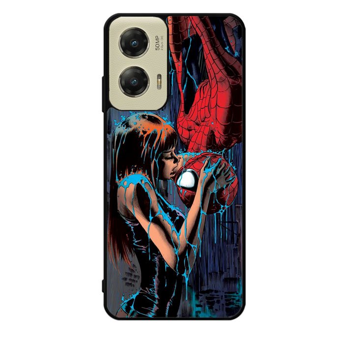 Spiderman Mary Jane Kissing Motorola Moto G Stylus 5G 2024 Case OV1356