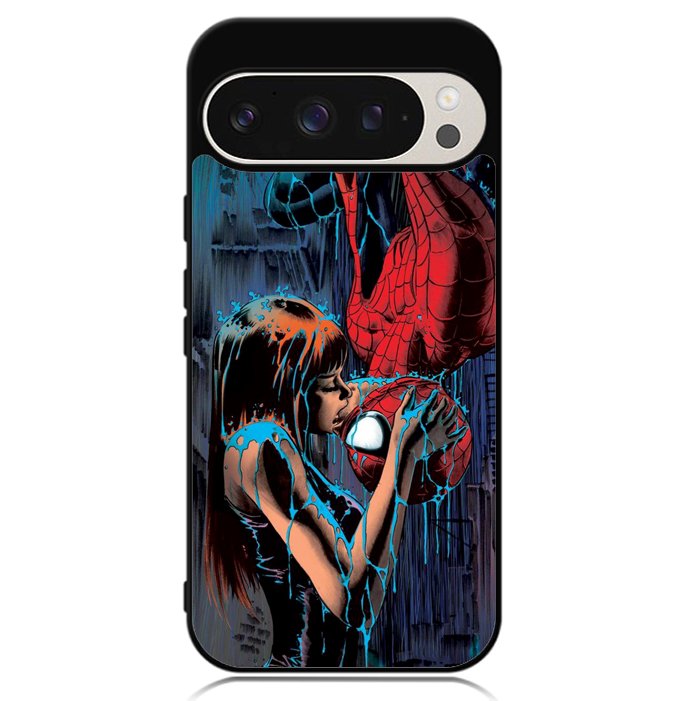 Spiderman Mary Jane Kissing Google Pixel 9 | Pixel 9 Pro Case OV1356