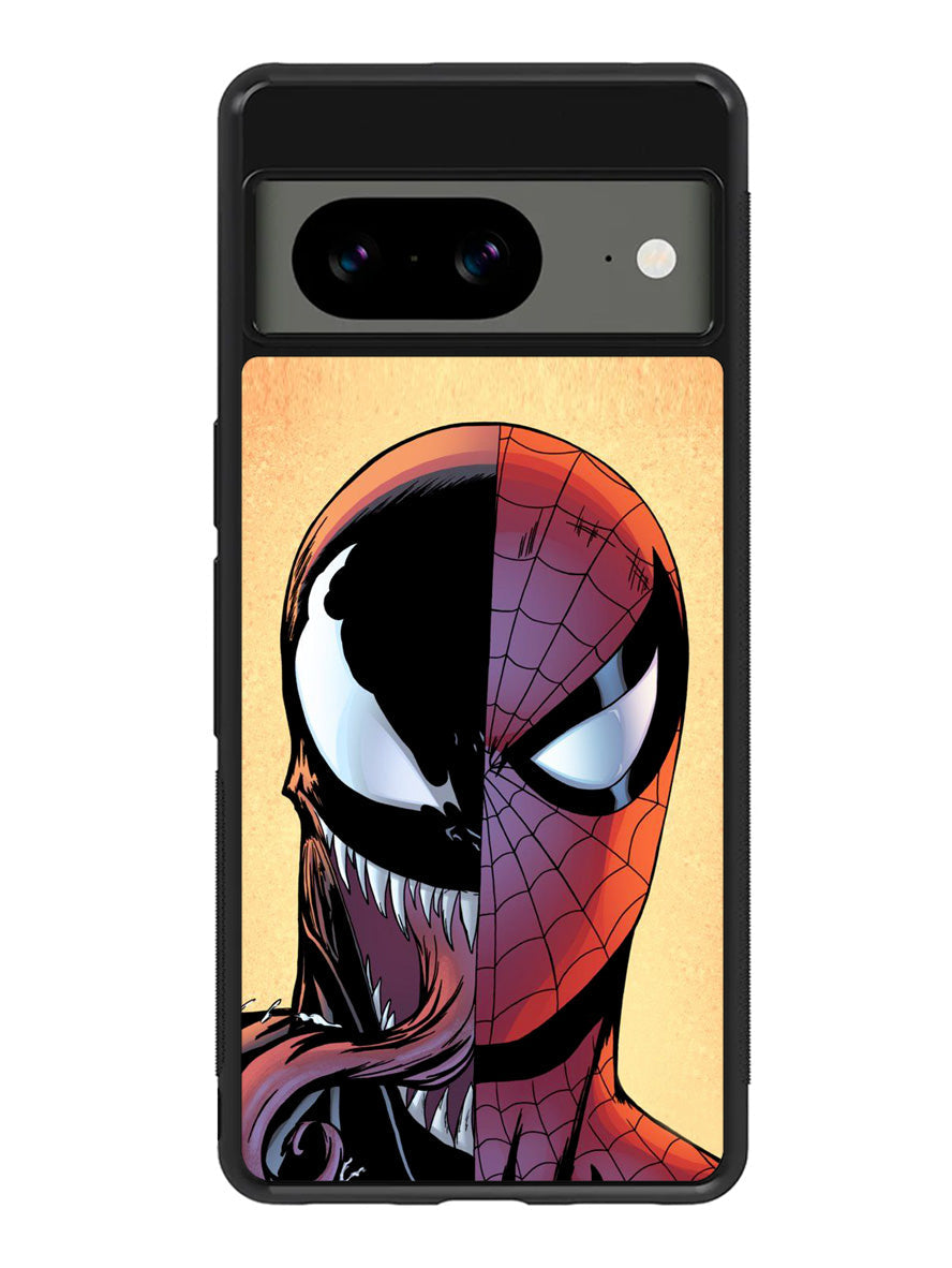 Venom Vs Spiderman Face Google Pixel 8 Case QC1358