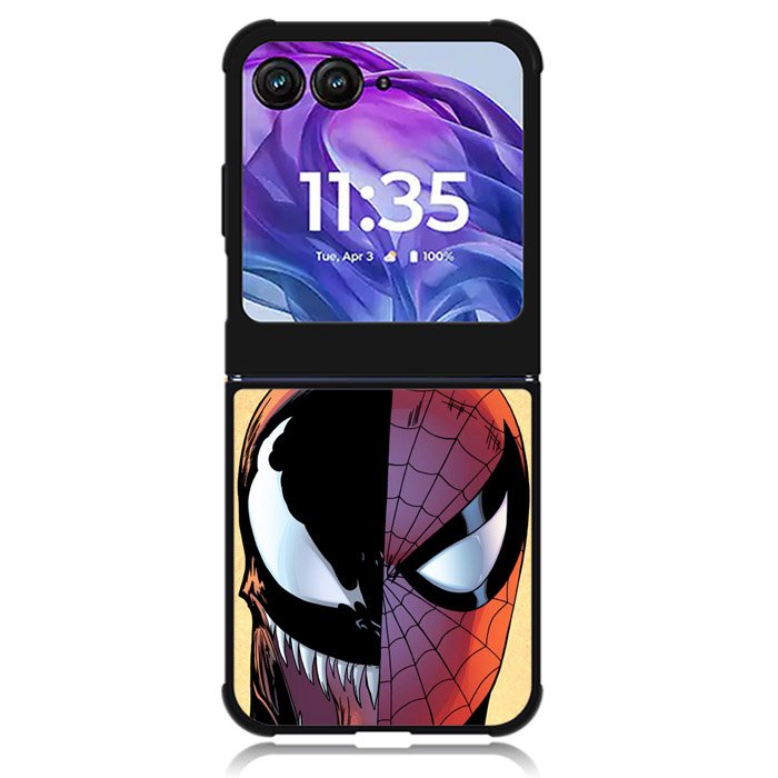 Venom Vs Spiderman Face Motorola Moto Razr Plus 2024 , Moto Razr+ 2024 Case OV1358